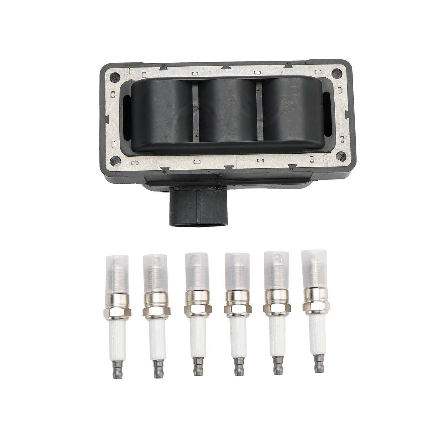 1991-1994 Mazda Navajo V6 4.0l Ignition Coil+6 Spark plug+6 Wire FD480 DG452 90TF12029A