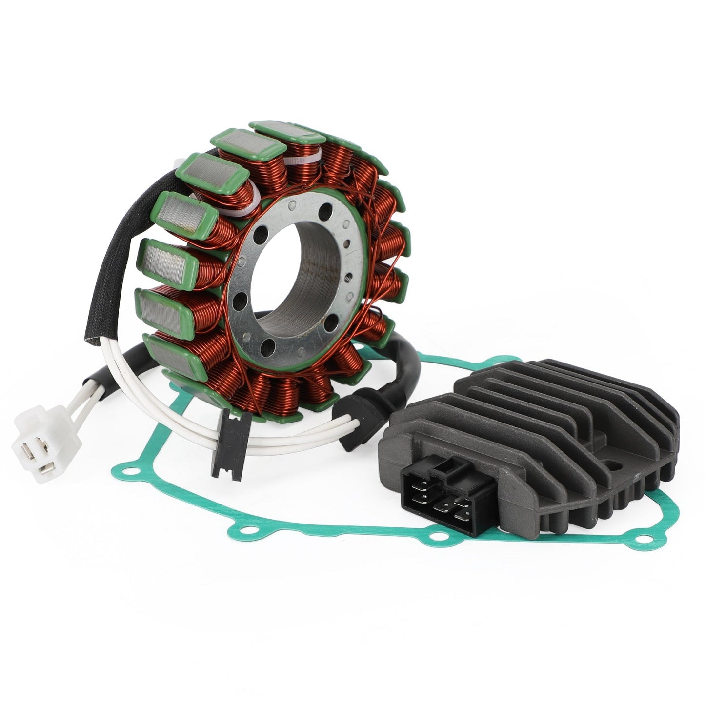 2001 Yamaha YZF R6 Champion Limited Edition Magneto Stator+Voltage Rectifier+Gasket