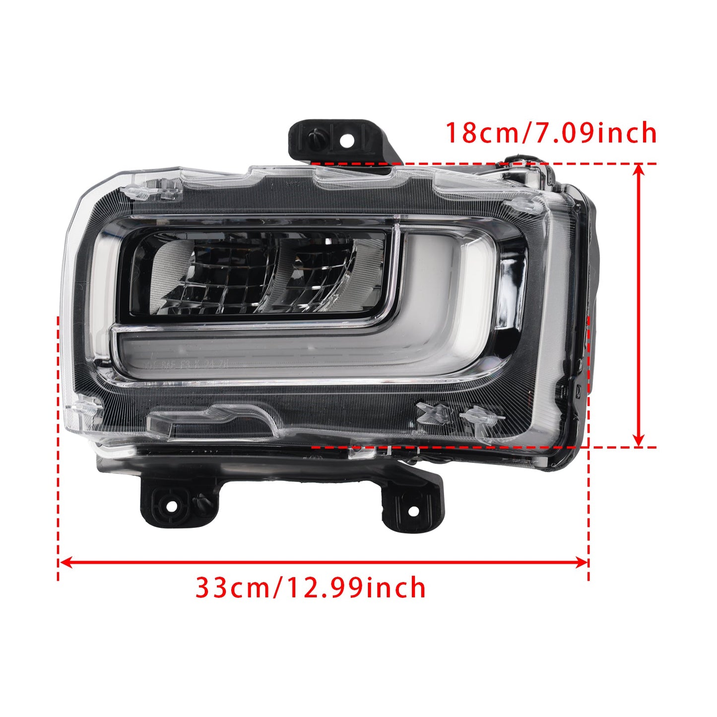 2024-2025 Ford F150 Pair LED Front Fog Light Lamp RL3415A254AB RL3415A254AC