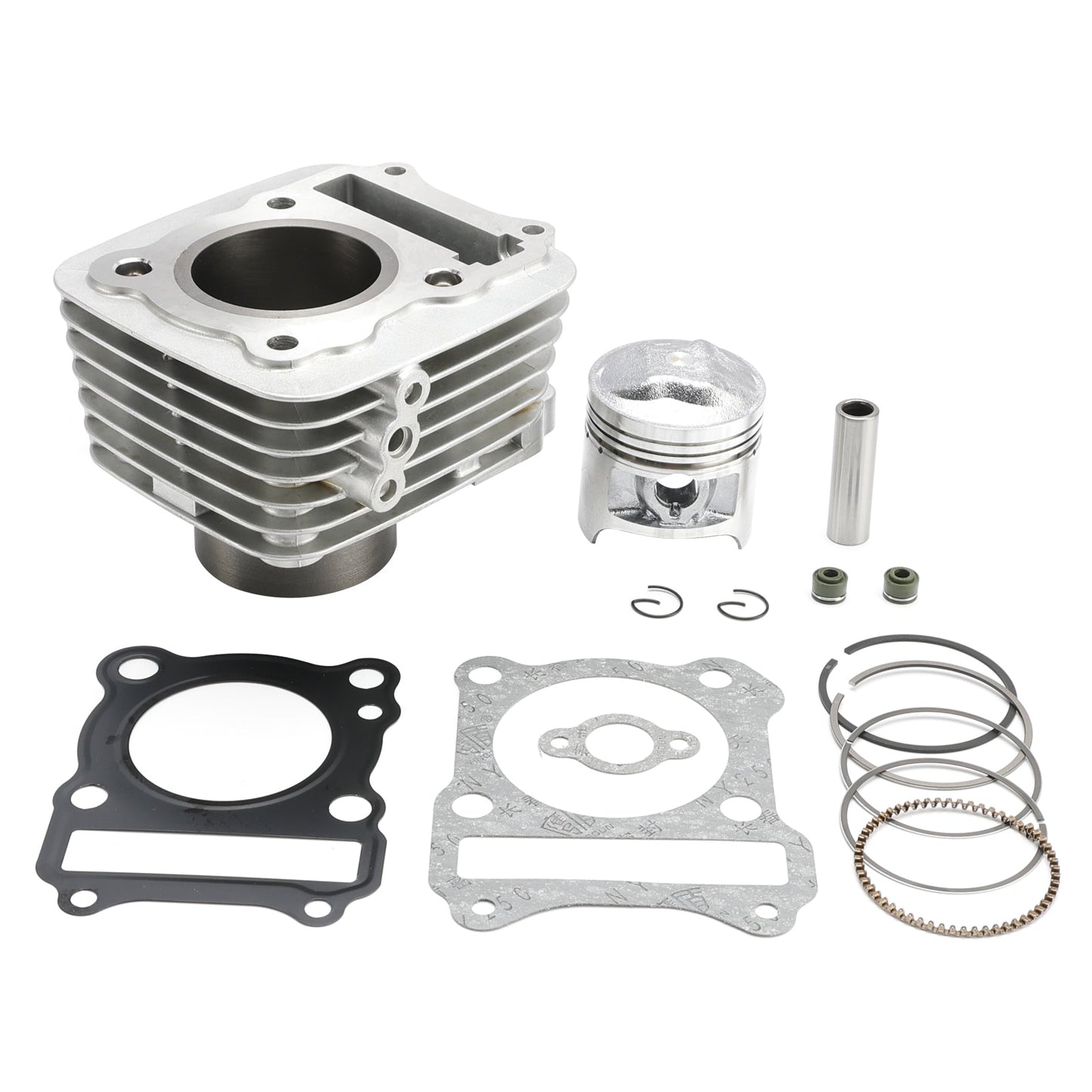 2003-2022 Suzuki DR-Z125L Stock Bore Cylinder Piston Top End Rebuild Kit 11210-44A11-0F0 11241-05311