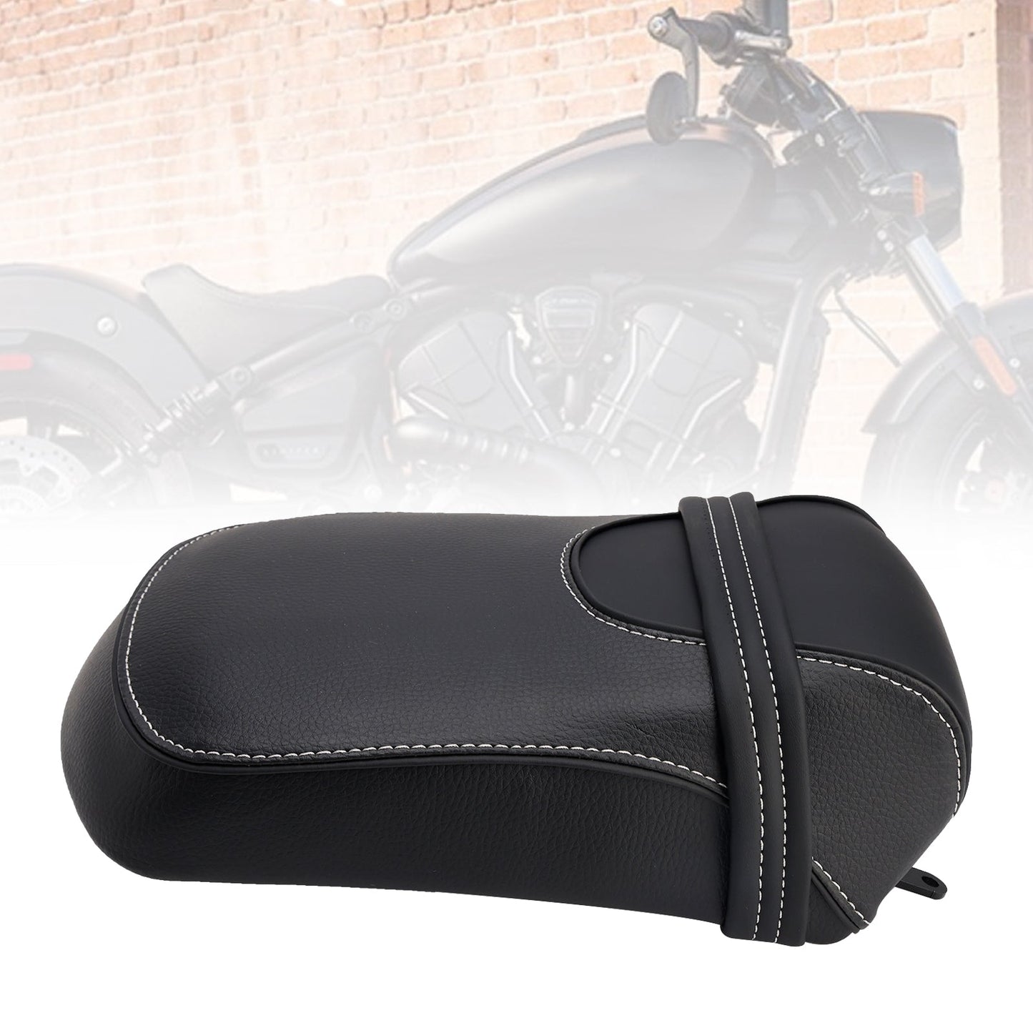 2025 For Indian Super Scout Rear Seat Passenger Cushion Flat Black