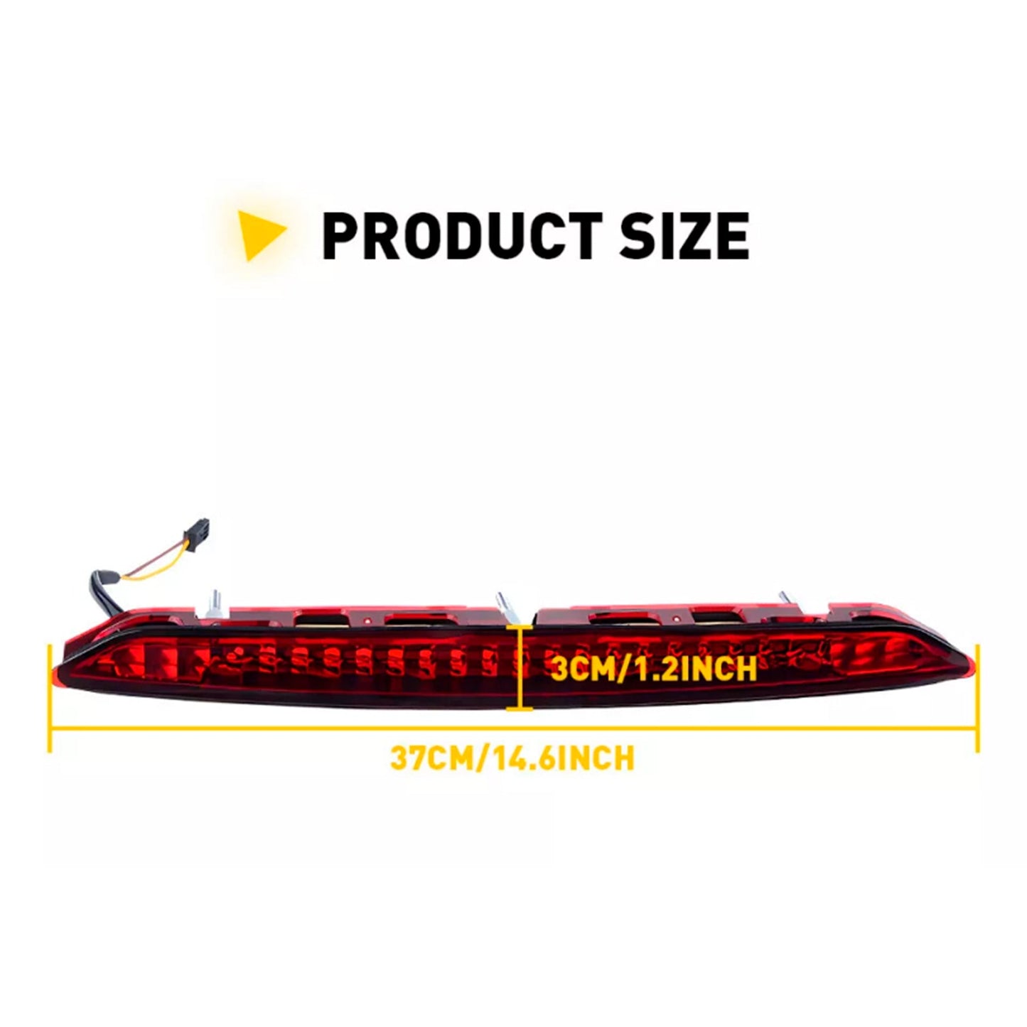 Red Third Brake Light Stop Light Trunk Tailgate Lamp For BMW Z4 E85 2002-2008