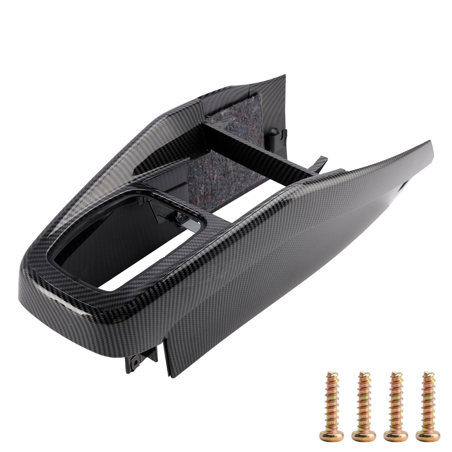 1999-2005 VW Golf Jetta Car Center Console Trim 1J1863201D Carbon Fiber Pattern