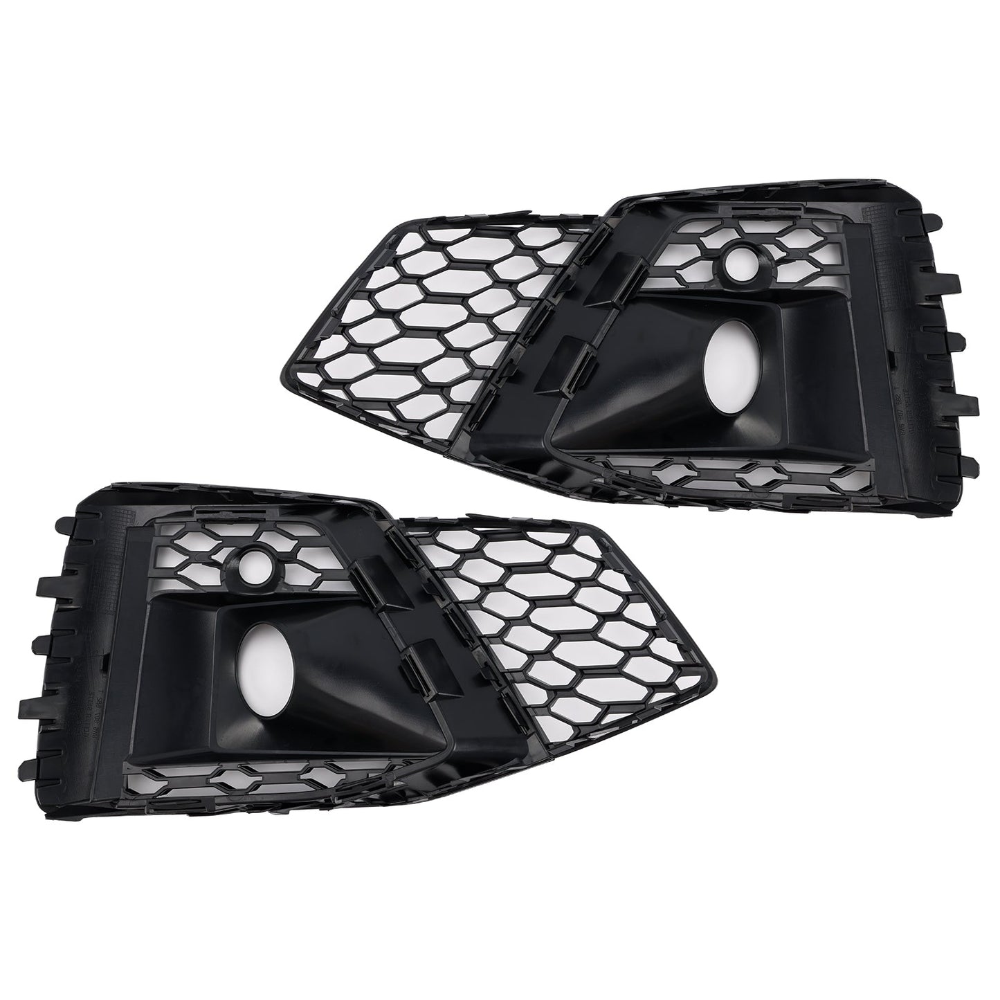 2020-2023 Audi A5 S-line S5 2PCS Front Bumper Fog Light Cover Grille 8W6807682T3Q7