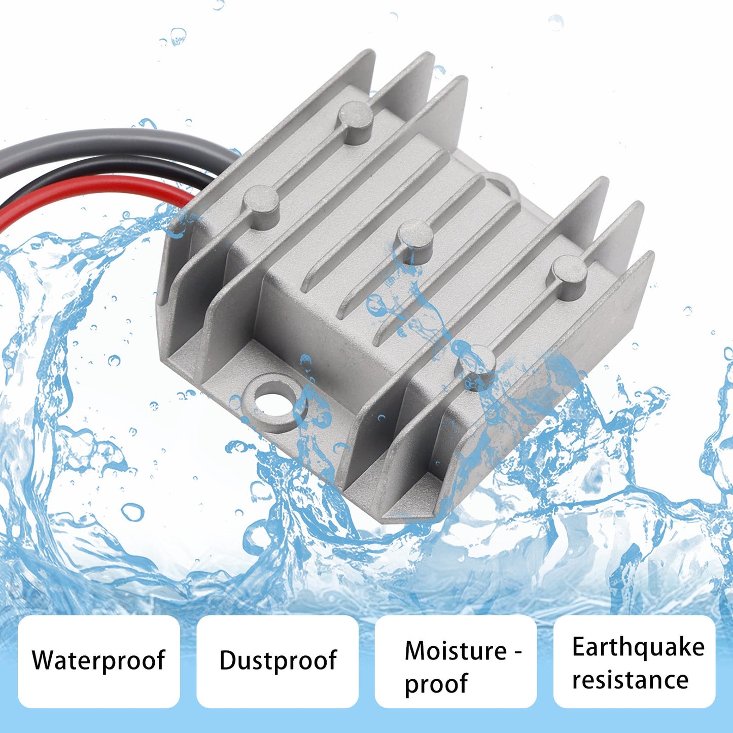 Mini 12V Adapter DC Step Up Converter 12V/24V To 30V 3.5A 105W Smart Boost