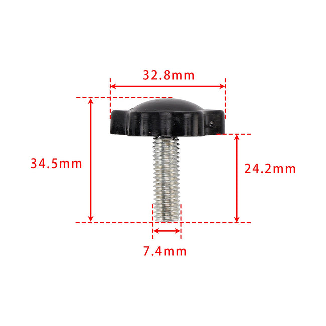 4x Saddlebag Lock Mounting Bolts Theft Deterrent Fastener Kit For Touring 93-18