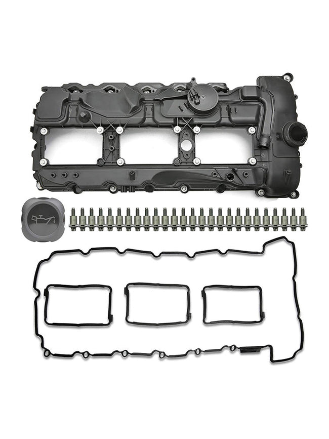 Valve Cover w/ Gasket+Cap 11127570292 For BMW N55 135i 335i 535i 640i 740i