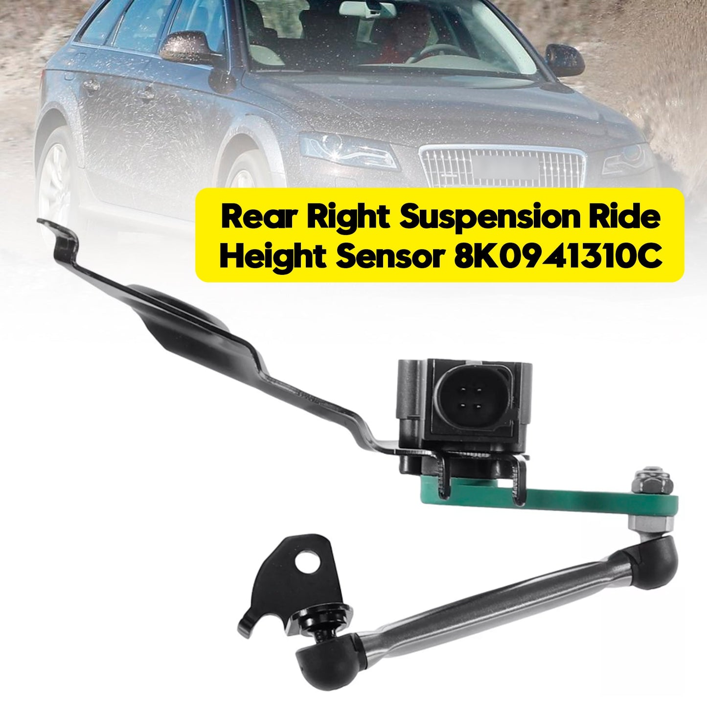 2007-2015 Audi A4 Rear Right Suspension Ride Height Sensor 8K0941310C