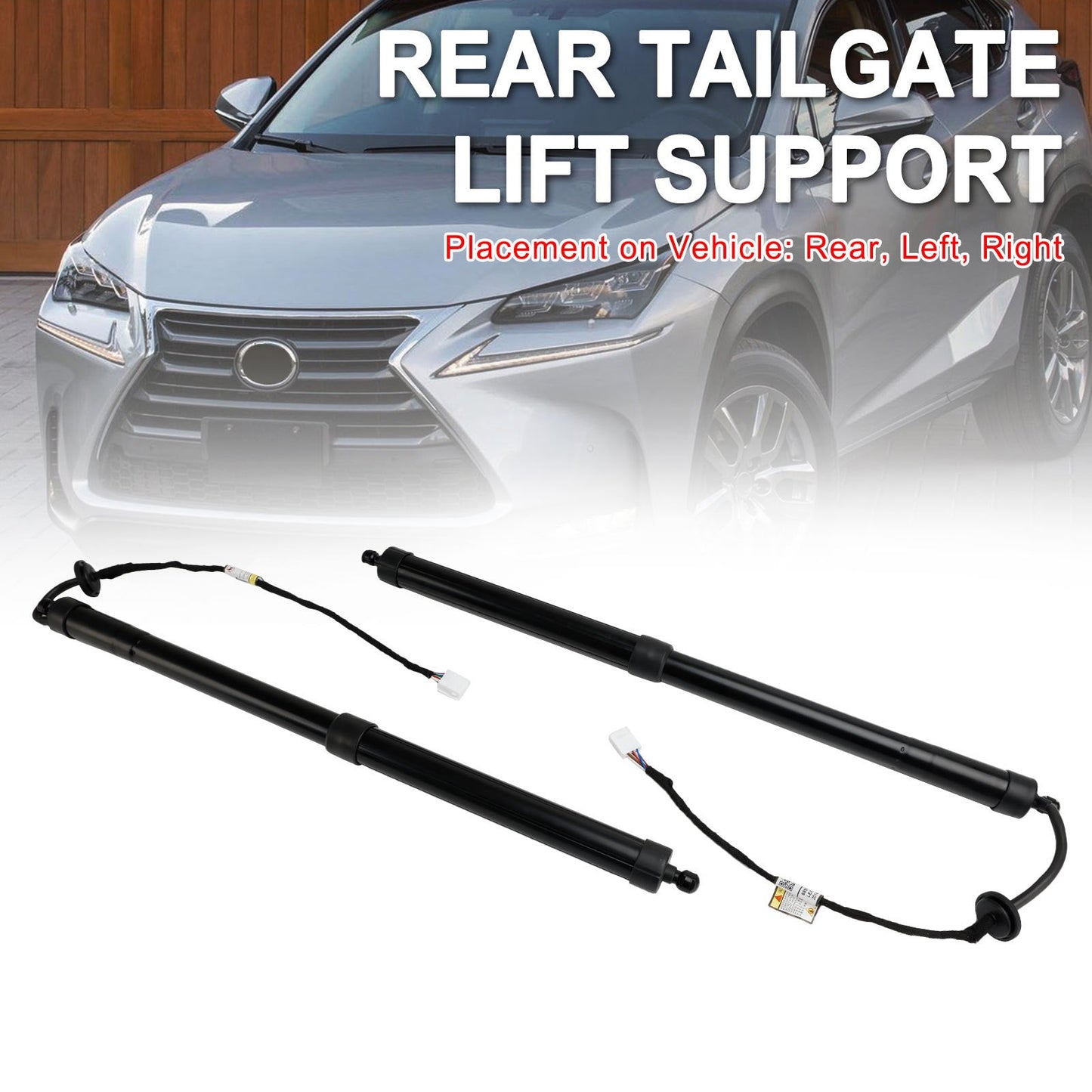2015-2017 Lexus NX 300h Base 2PCS Rear Electric Tailgate Struts 6892079016 6892079005