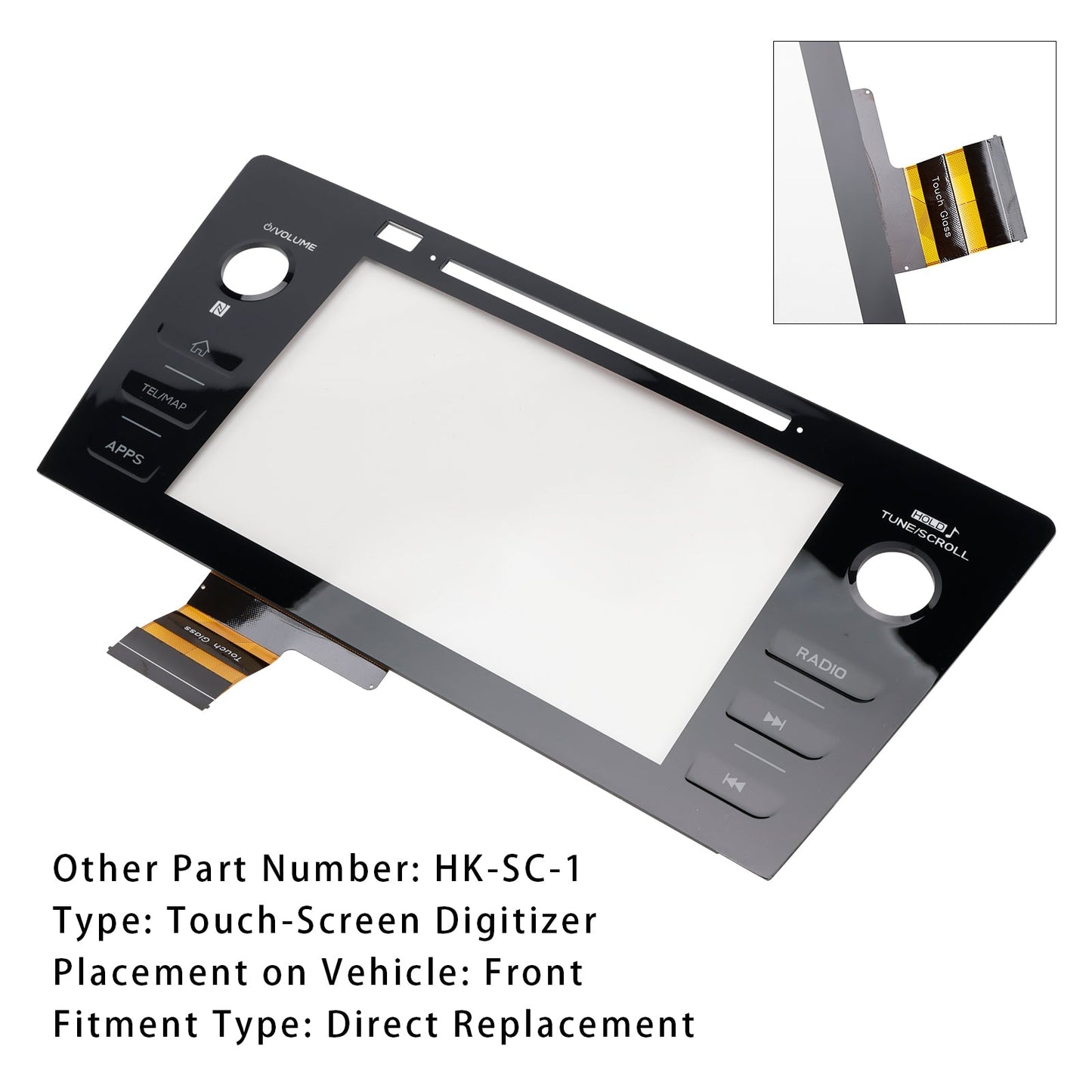 2018-2019 Subaru Legacy Outback Radio Replacement Touch-Screen Digitizer HK-SC-1