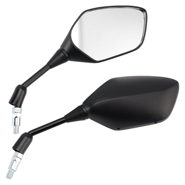 BLACK PAIR REAR VIEW MIRRORS 10MM FOR HONDA VFR800X CROSSRUNNER 2011-2017