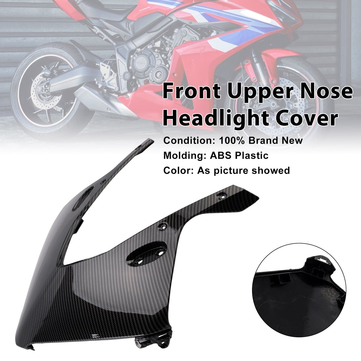 2024-2025 Honda CBR650R Front Nose Headlight Panel Cover Fairing