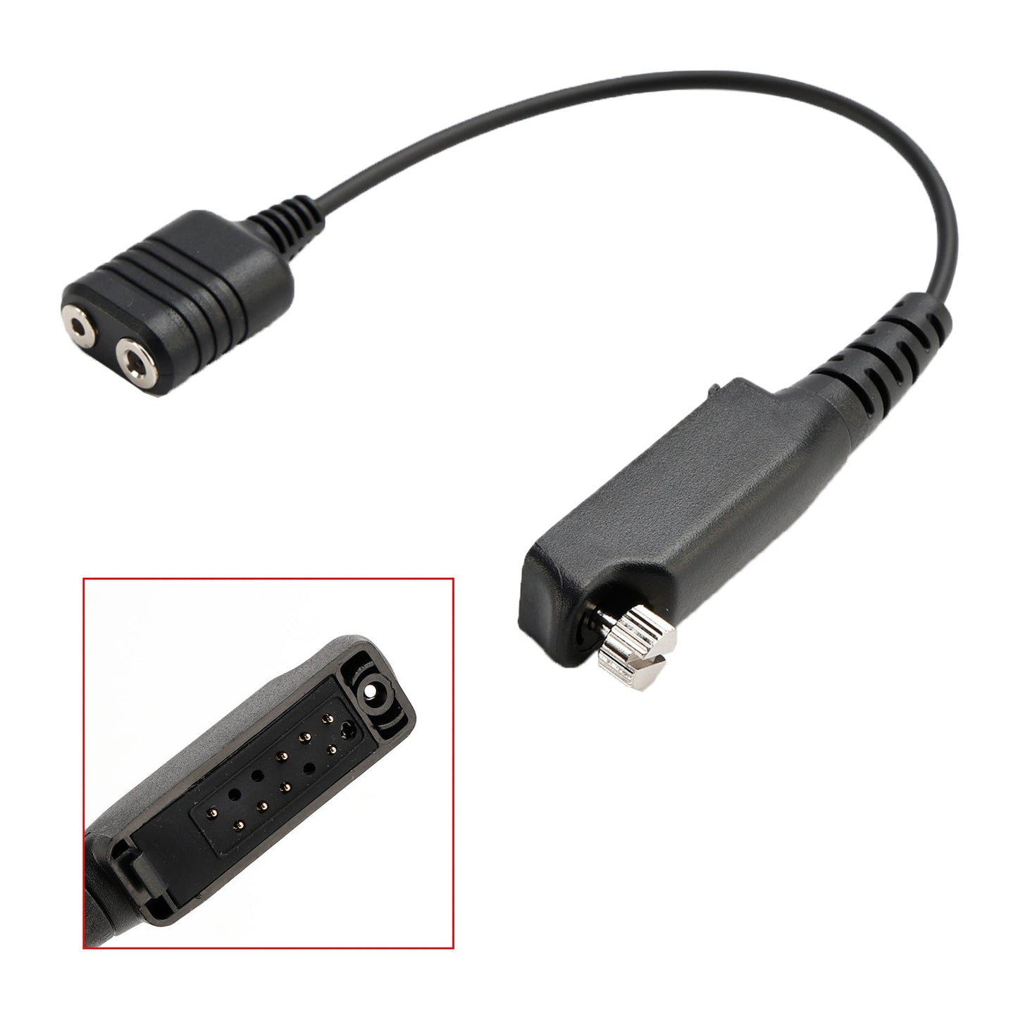 K Interface Headset Port Converter Cable for Sepura STP8000 STP8030 STP8035