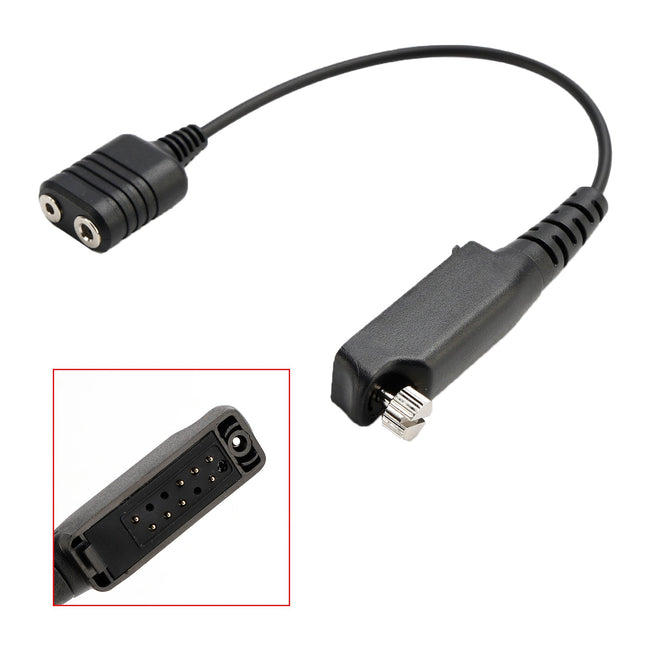 K Interface Headset Port Converter Cable for Sepura STP8000 STP8030 STP8035