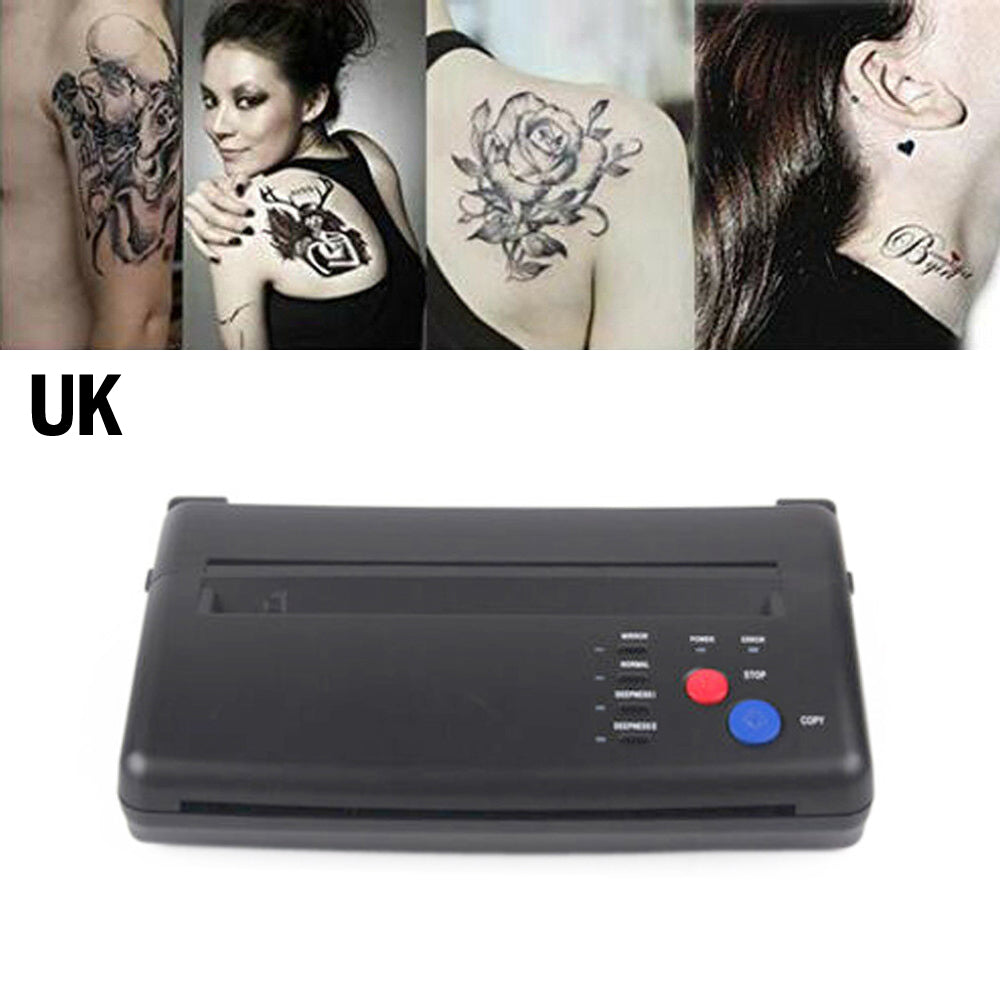 Black Tattoo Transfer Copier Printer Machine Thermal Stencil Paper Maker