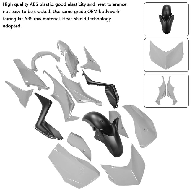 2023-2024 Yamaha X-MAX 300 XMAX Injection ABS Bodywork Fairing Kit 13#