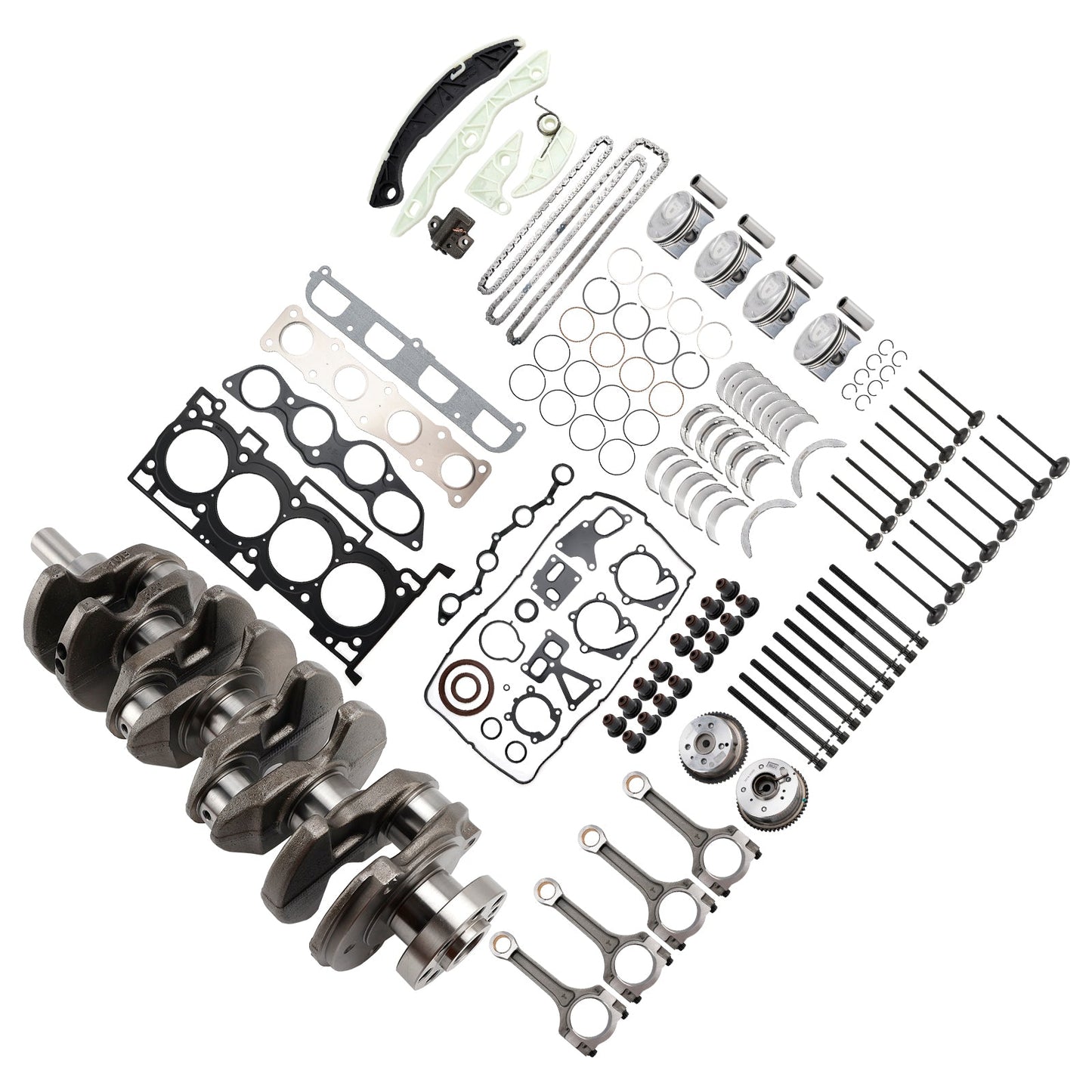 G4KF 2.0T Engine Rebuild Kit Crankshaft Con Rods Timing for Hyundai Sonata 2011-2016