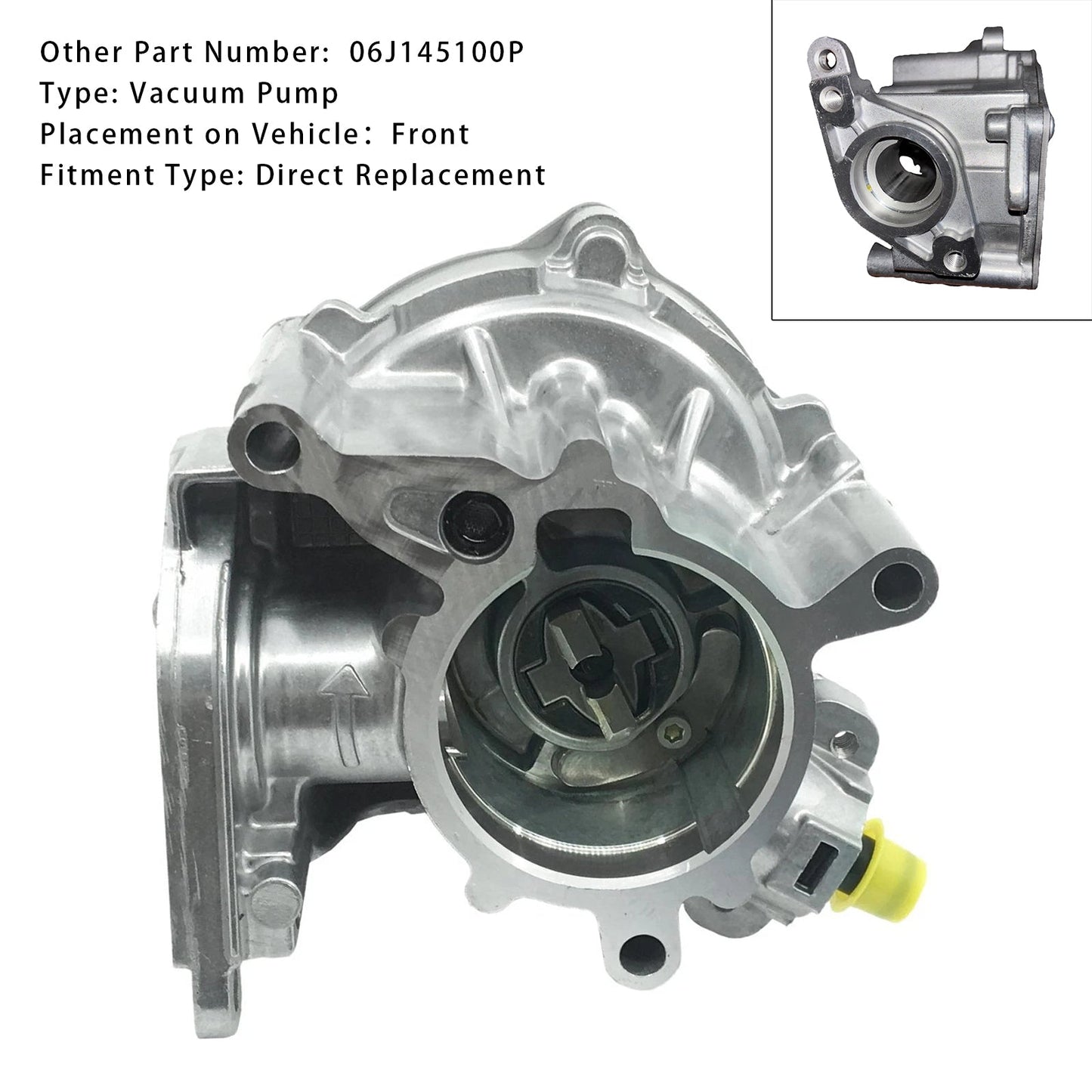 2015/04-2019/07 VW TRANSPORTER T6 / CARAVELLE T6 Bus (SGB, SGJ, SHB, SHJ) 2.0 TSI 1984 110 150 Vacuum Pump 06J145100P