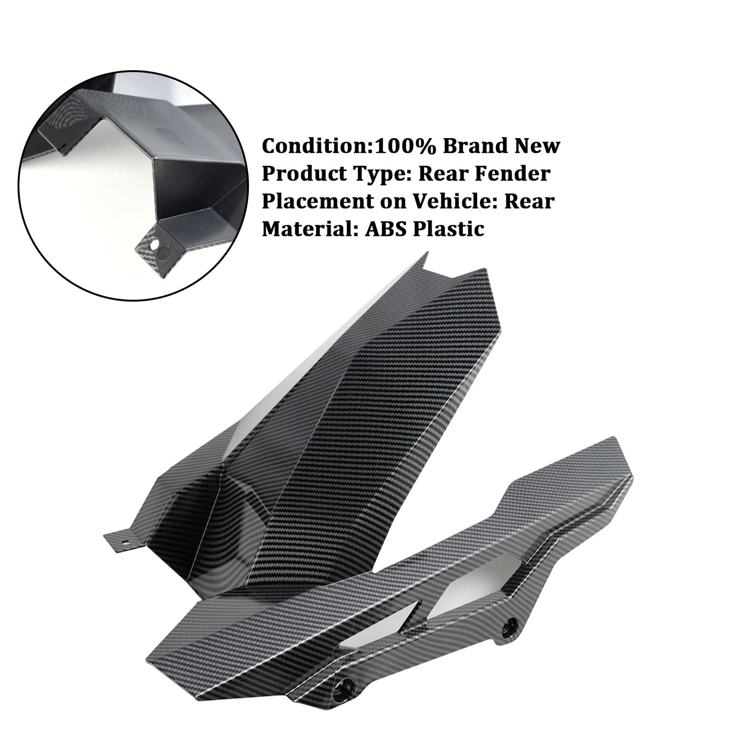 2023-2024 Kawasaki ZX-4RR Rear Fender Mudguard Fairing Cowl