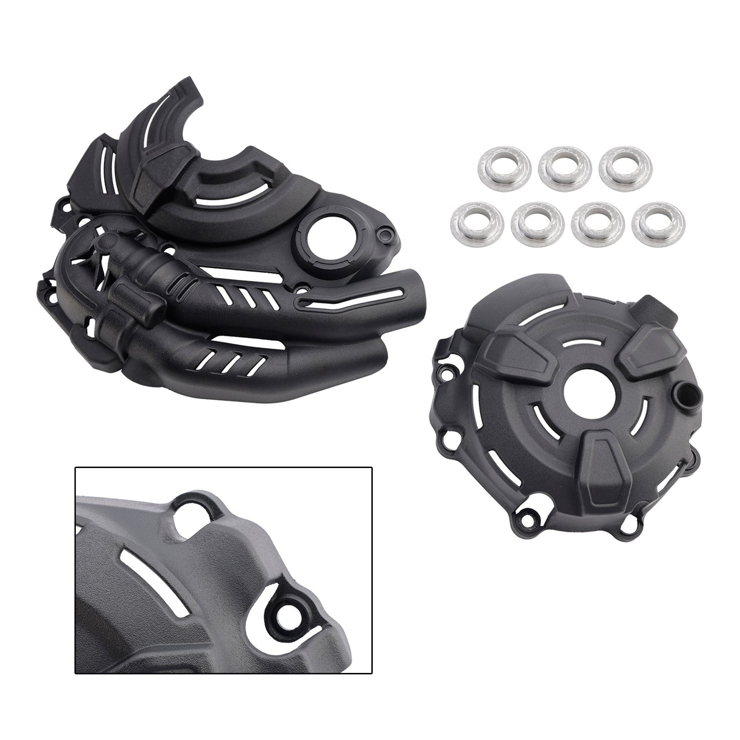 2019-2024 YAMAHA MT-07 Engine Guards Protective Engine Housing Black