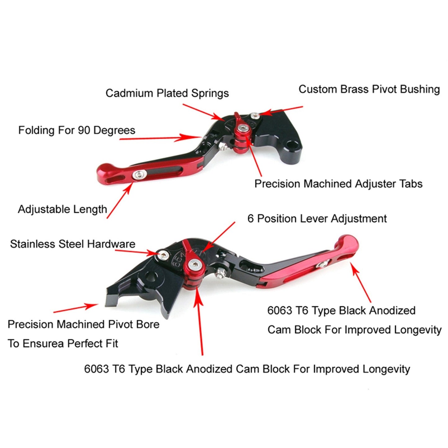 2022-2024 HONDA CRF1100L Africa Twin Adjustable Clutch Brake Lever