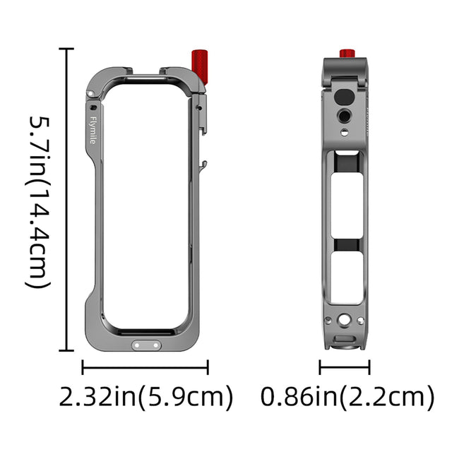 Camera Accessories Protective Frame Case With Lens Cover Kit For Insta360 X5