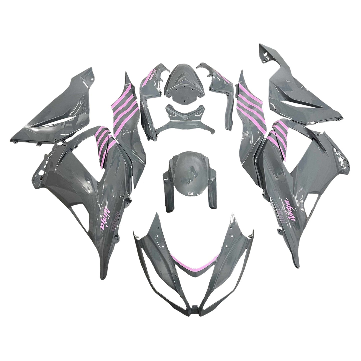 Injection Fairing Kit Bodywork Plastic ABS fit For Kawasaki ZX6R 636 2013-2018