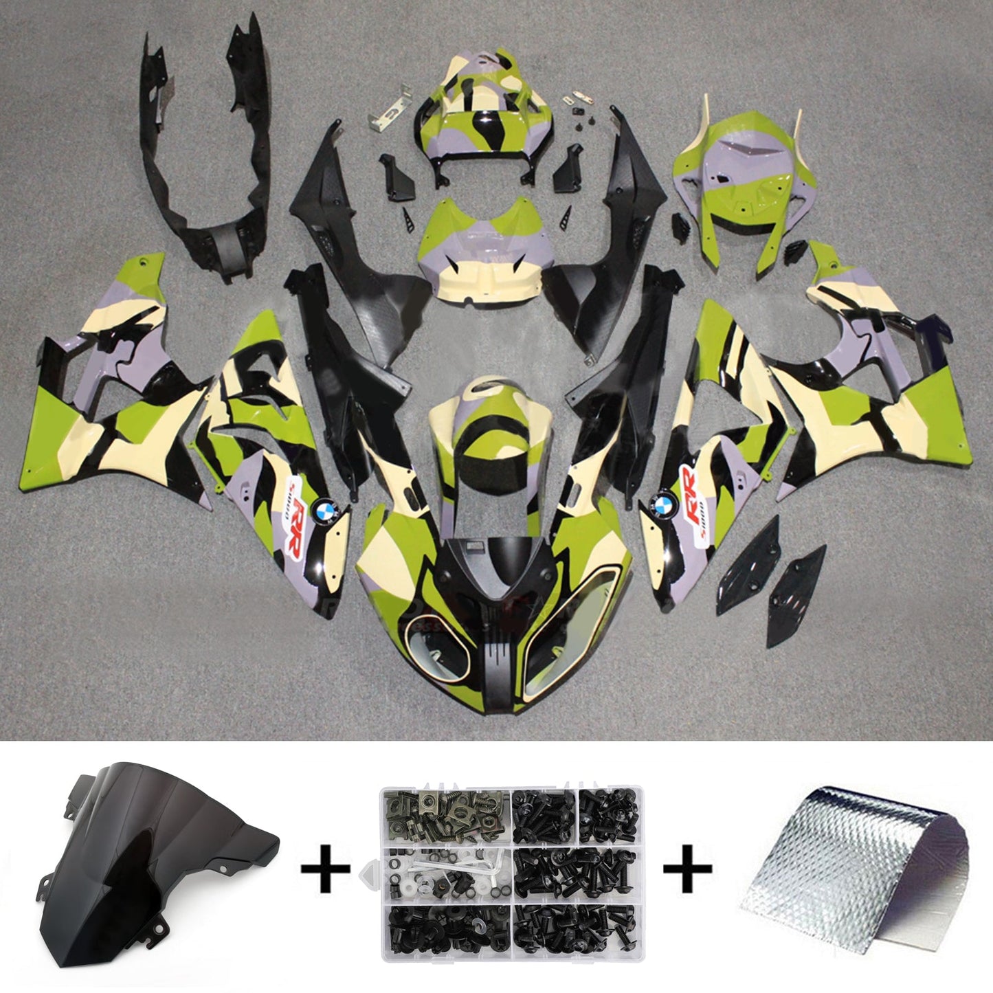 2015-2016 BMW S1000RR Injection Fairing Kit Bodywork Plastic ABS