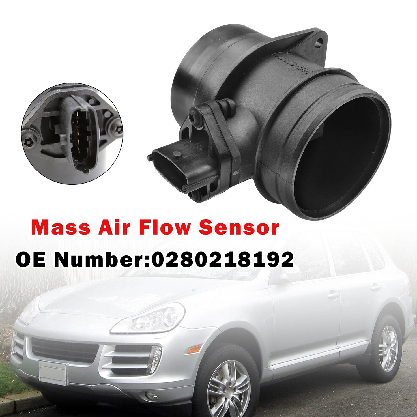 Mass Air Flow Sensor 0280218192 For Porsche 911 2007-2013 Cayenne 2008-2010
