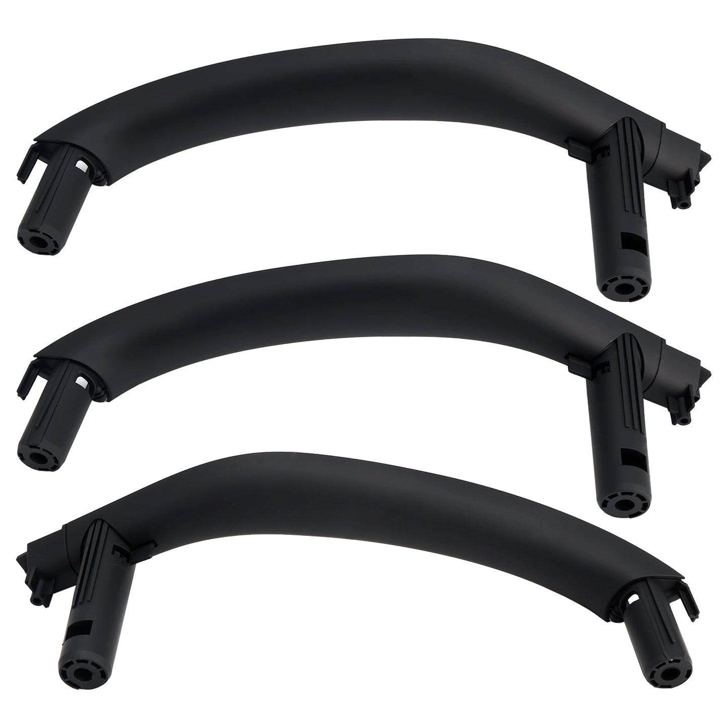 RHD 3PC Interior Door Handle Pull Cover For BMW X5 F15 X6 F16 2014-2018