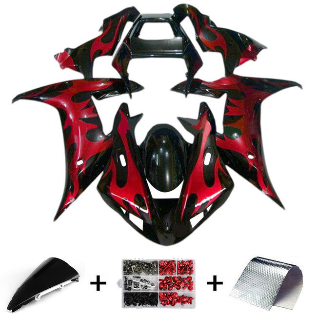 2002-2003 Yamaha YZF 1000 R1 Injection Fairing Kit Bodywork Plastic ABS