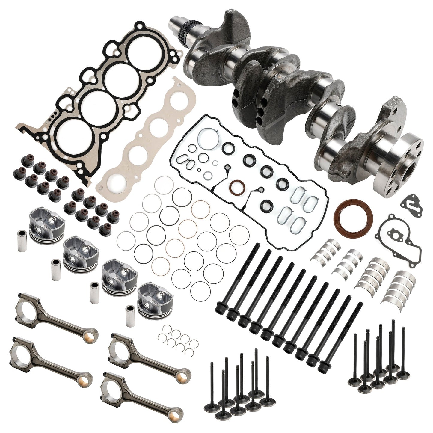 2014–2021 Kia K4 G4NA 2.0L Engine Rebuild Kit Crankshaft Con Rods Gasket Kit