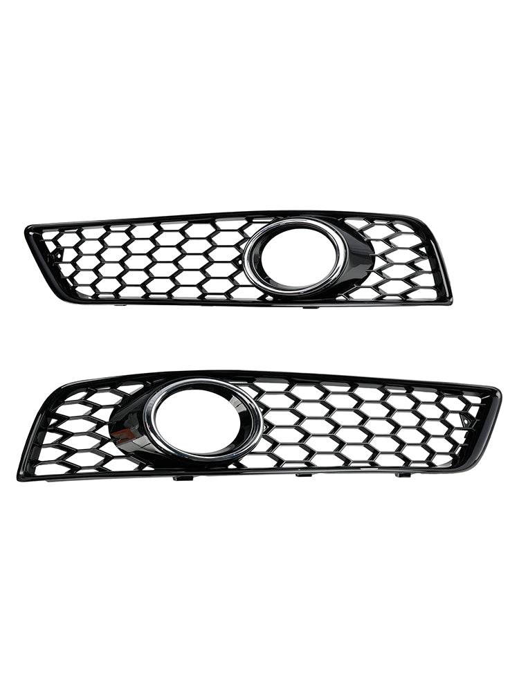 2009-2013 Audi A3 8P Honeycomb Bumper Front Fog Light Grille Grill Cover