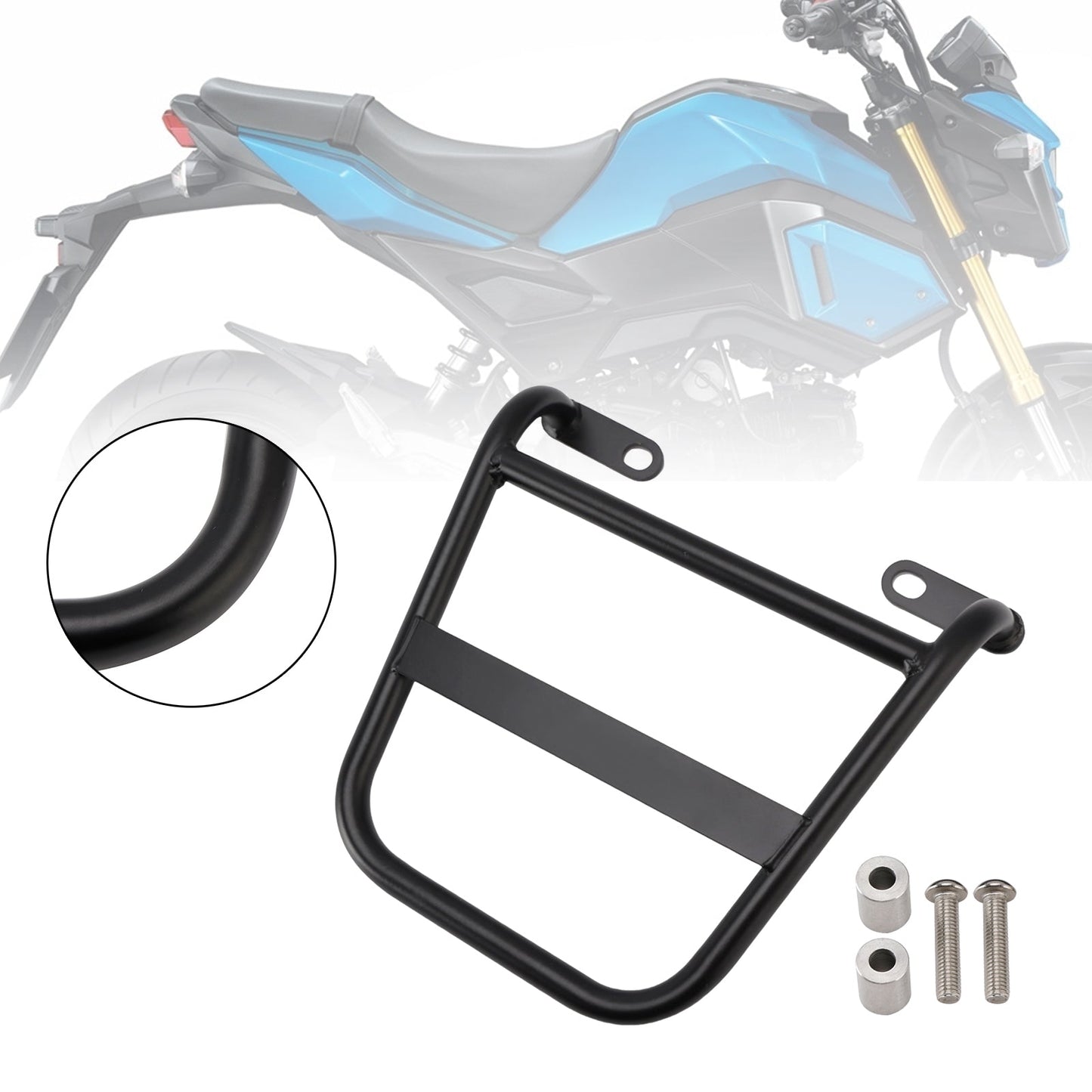 2021-2025 Honda Grom Msx Luggage Rack Side Saddle Bag Mount Bracket Left&Right