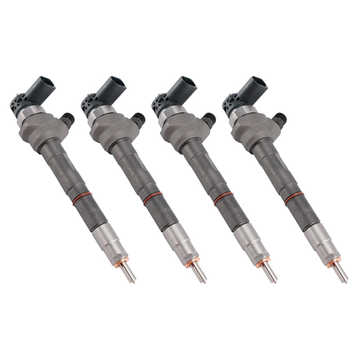 For Seat ALHAMBRA/ALTEA/EXEO/IBIZA/LEON 2.0 TDI 4PCS Fuel Injector 0986435166 0445110688