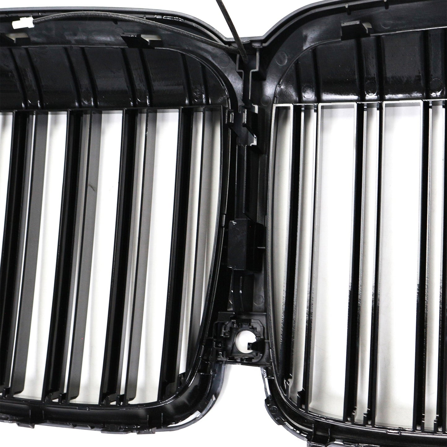 2019-2022 Fit BMW X7 G07 Double Slat Gloss Black Front Kidney Grill Grille