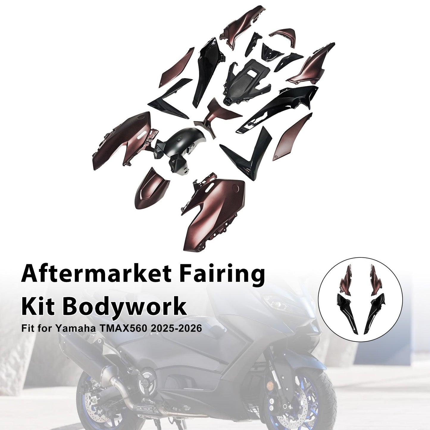 2025-2026 for Yamaha TMAX560 Injection Bodywork Fairing Kit