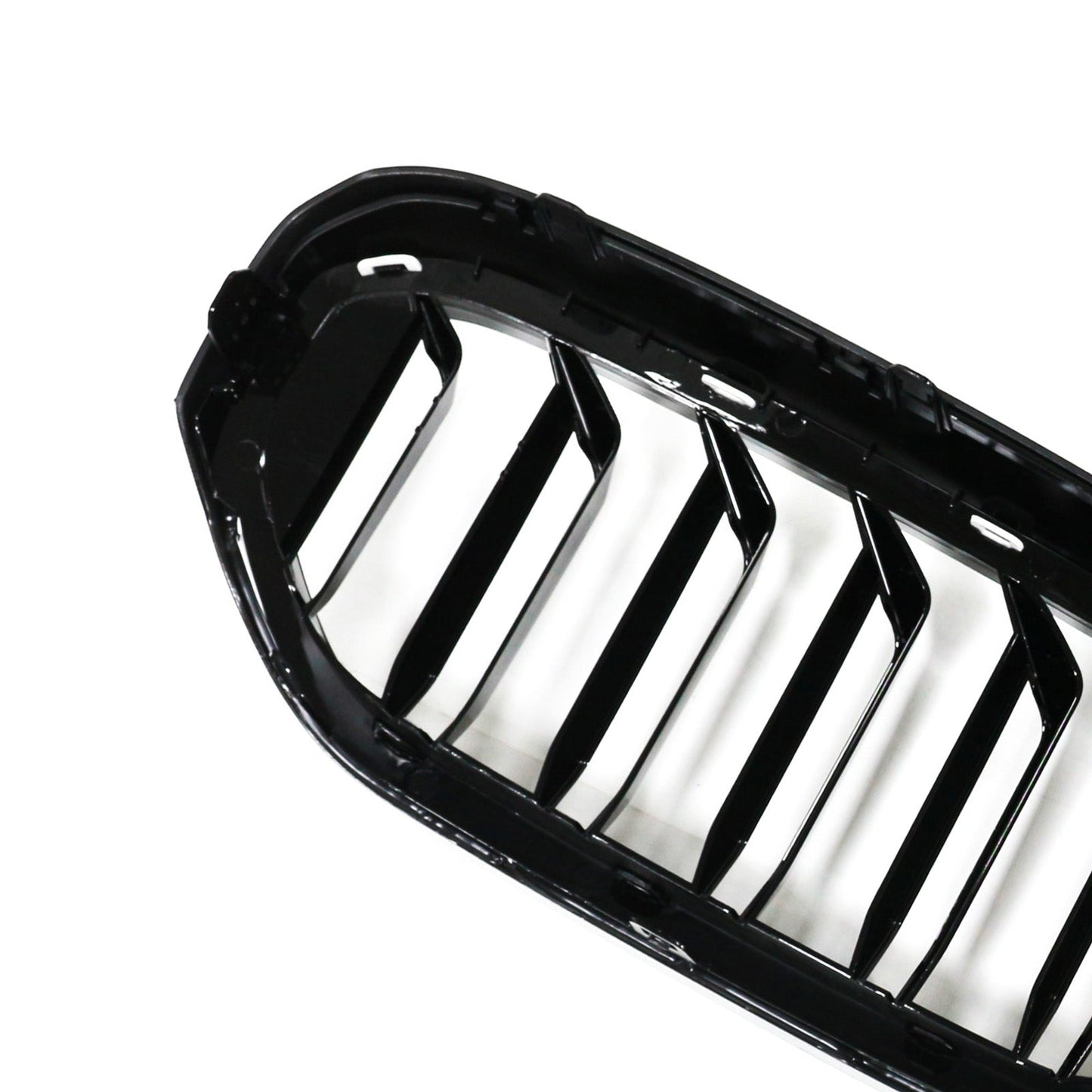 2021-2024 Fit BMW 5 Series G30 G38 Gloss Black Front Kidney Grille Double Slat