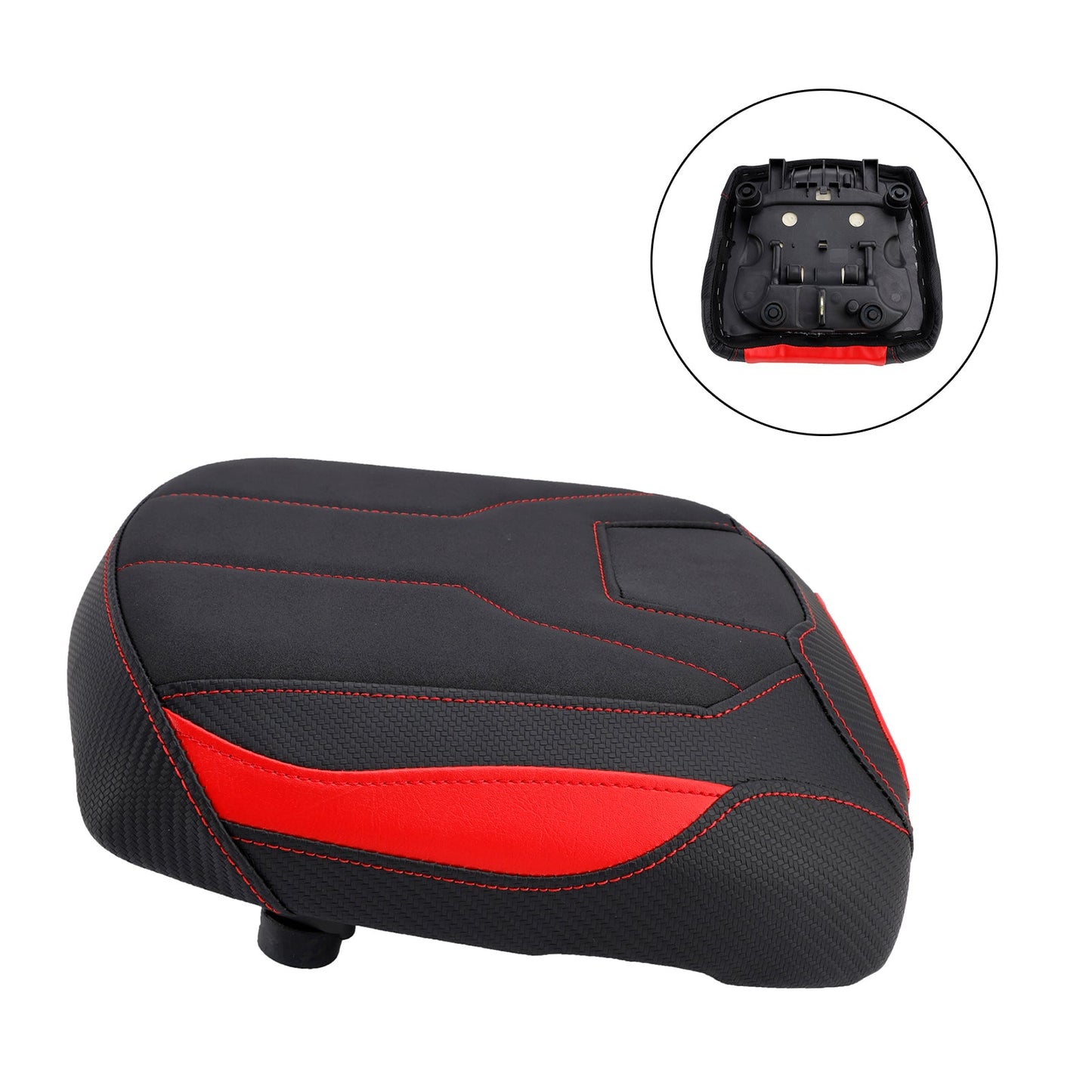 2021-2023 Yamaha Tracer 9 Gt Rear Seat Passenger Cushion Flat Pu Black