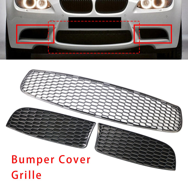 2009-2011 For BMW 3 Series E90 E92 E93 M3 Style Front Bumper Lower Grille Set