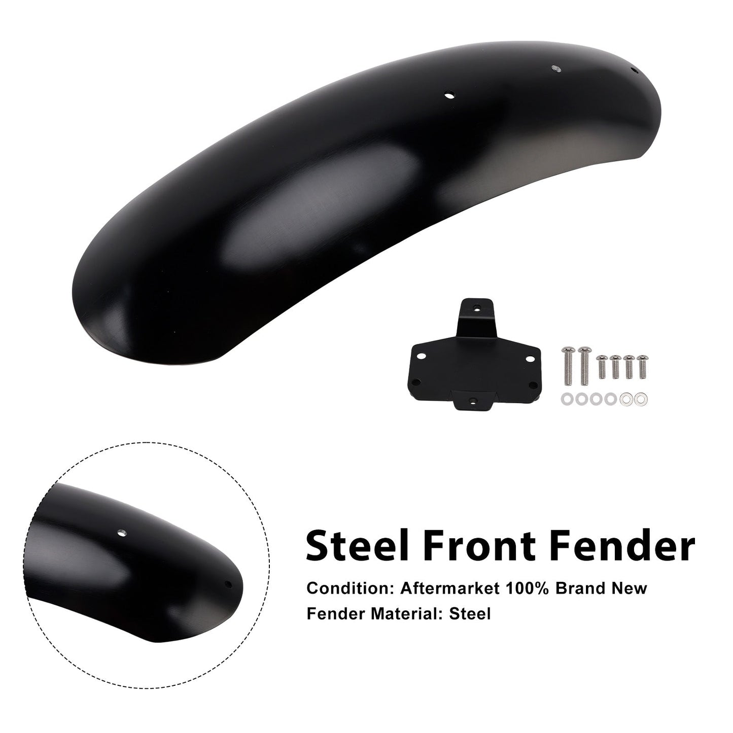 2019-2023 Husqvarna Vitpilen 125 250 401 Svartpilen Steel Front Fender