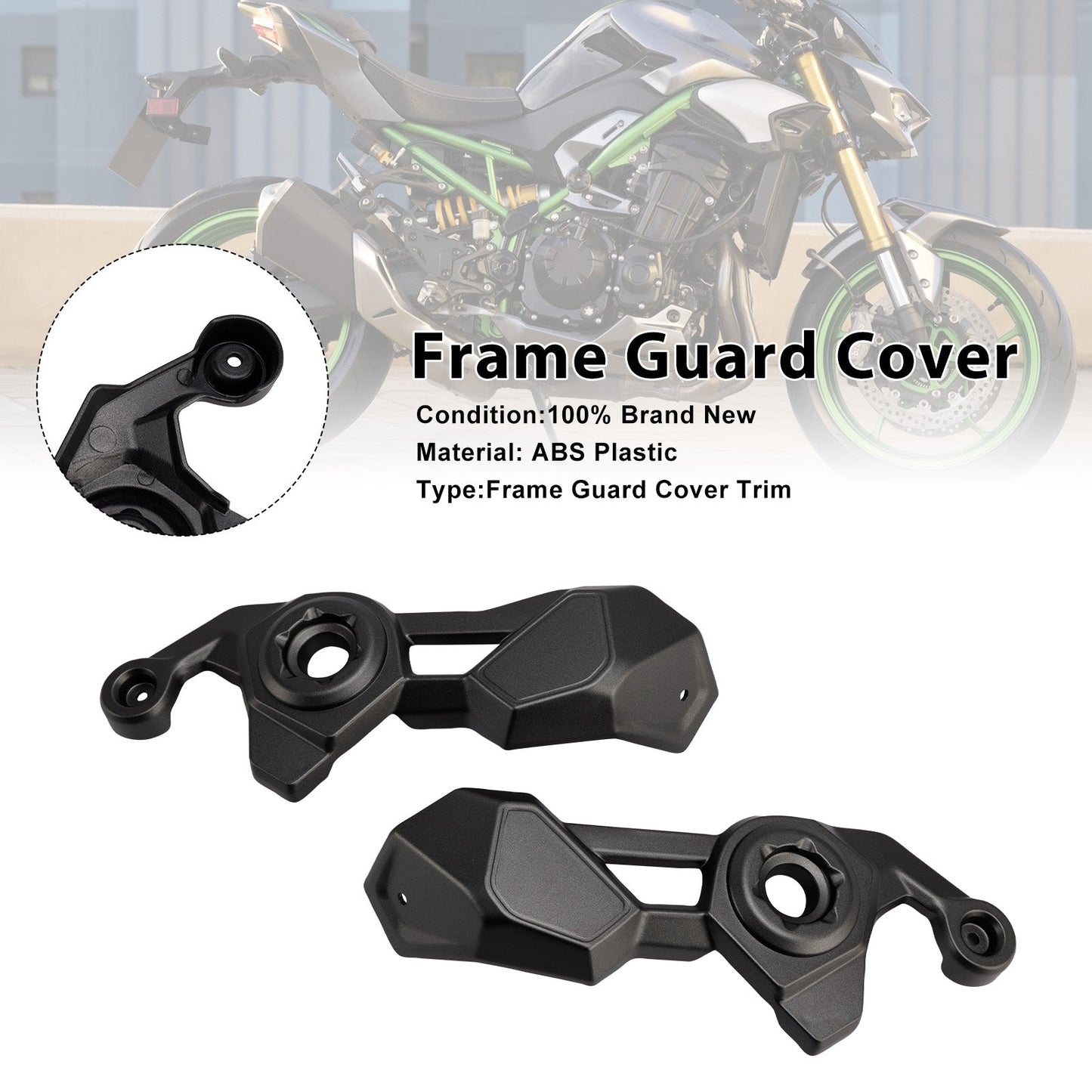 Frame Side Cover Panel Guard Fairing For Kawasaki Z900 2025-2026
