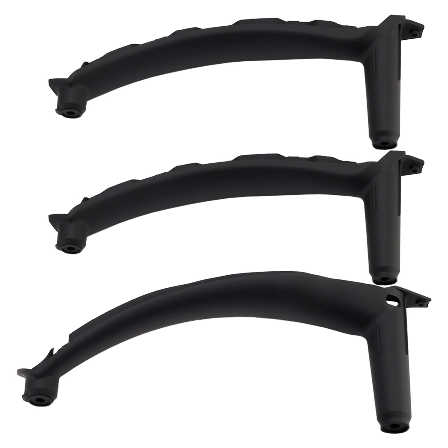 3pcs RHD Inner Door Panel Handle Pull Trim Cover For BMW E70 X5 E71 X6 07-14