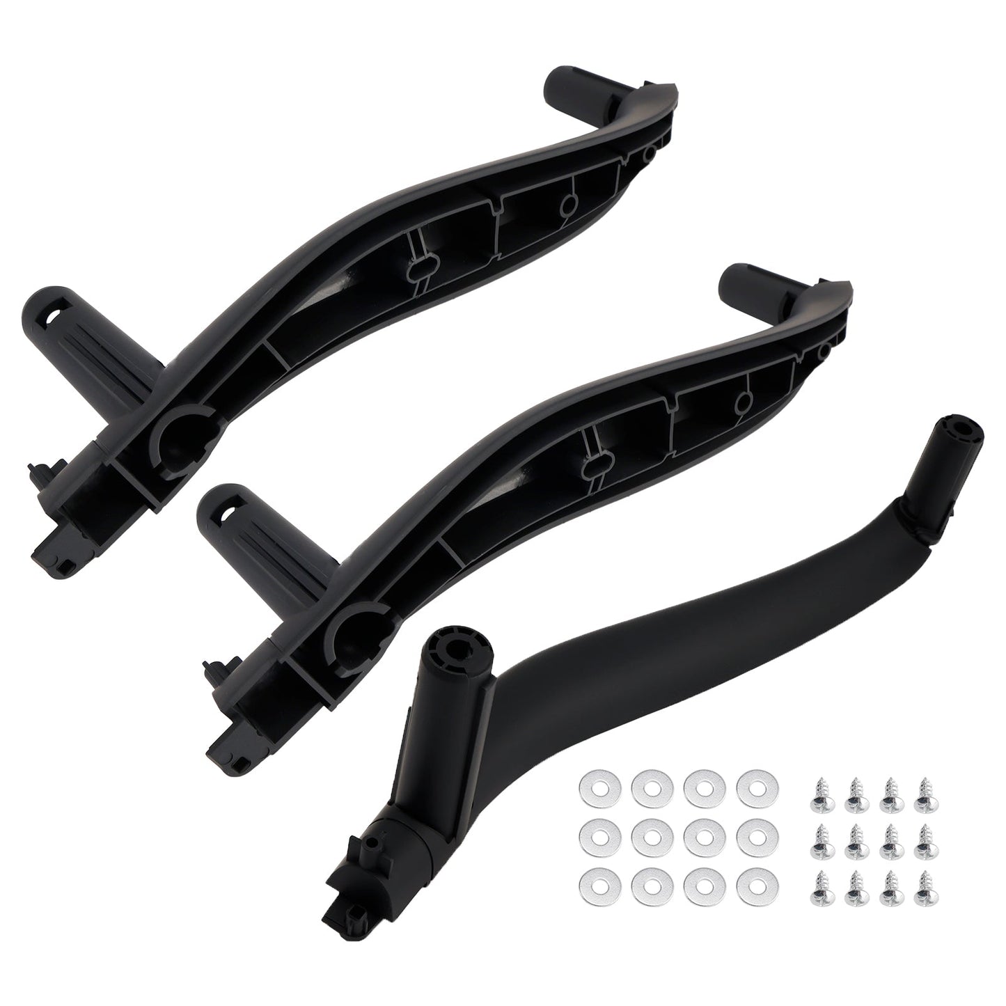 RHD 3PC Interior Door Handle Pull Cover For BMW X5 F15 X6 F16 2014-2018