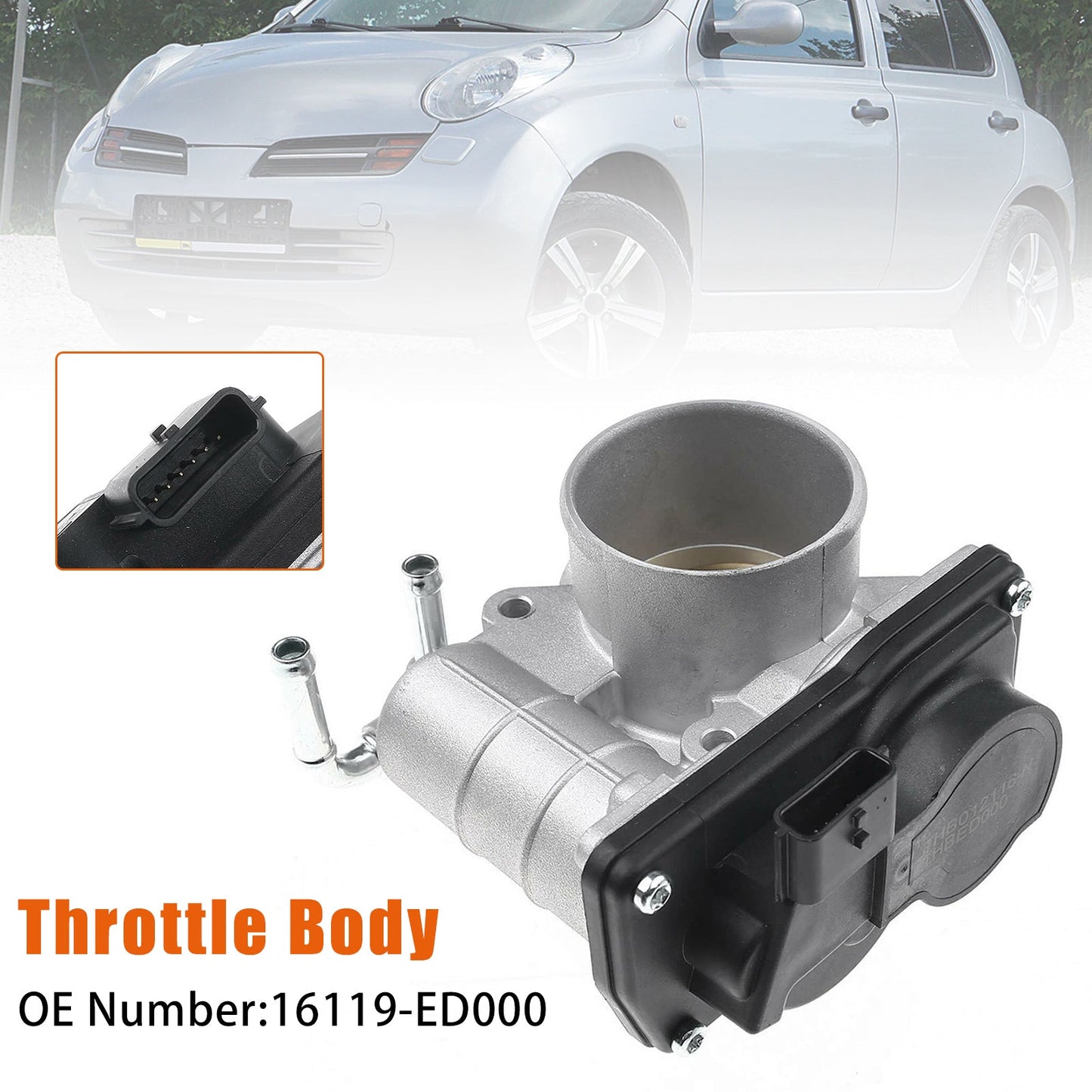 2007-2013 For Nissan Qashqai+2 I J10,JJ10E,NJ10 1.6 HR 16 DE Petrol SUV Throttle Body 16119-ED000