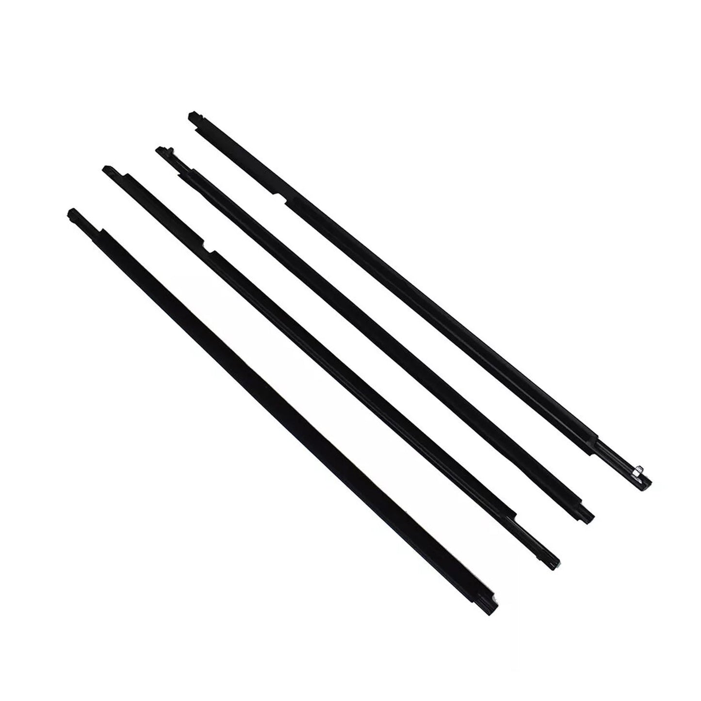 2008-2010 Toyota Highlander 4Pcs Weatherstrip Window Moulding Trim Seal Belt