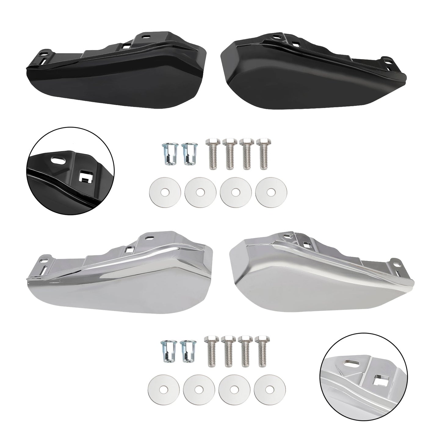 2023-2024 Touring CVO Street Glide Road Glide Mid-Frame Air Heat Deflector