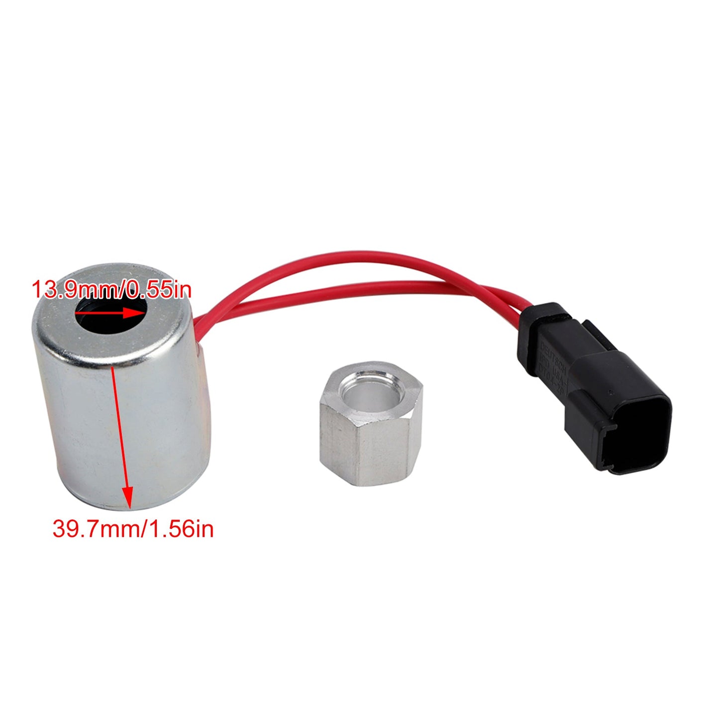 Solenoid Valve Coil 6717706 6676566 For Bobcat 751 763 853 A220 A300 S220 S250