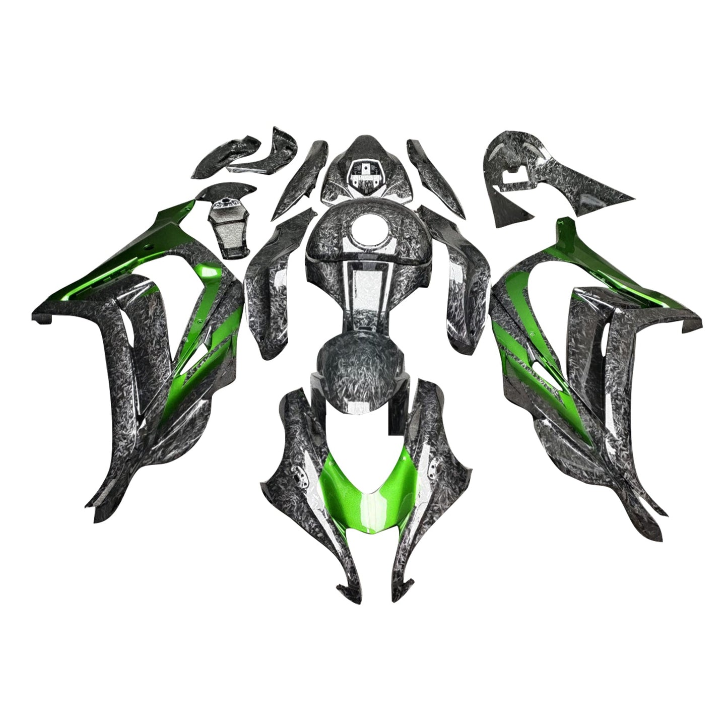 Injection Fairing Kit Bodywork Plastic ABS fit For Kawasaki ZX10R 2016-2020