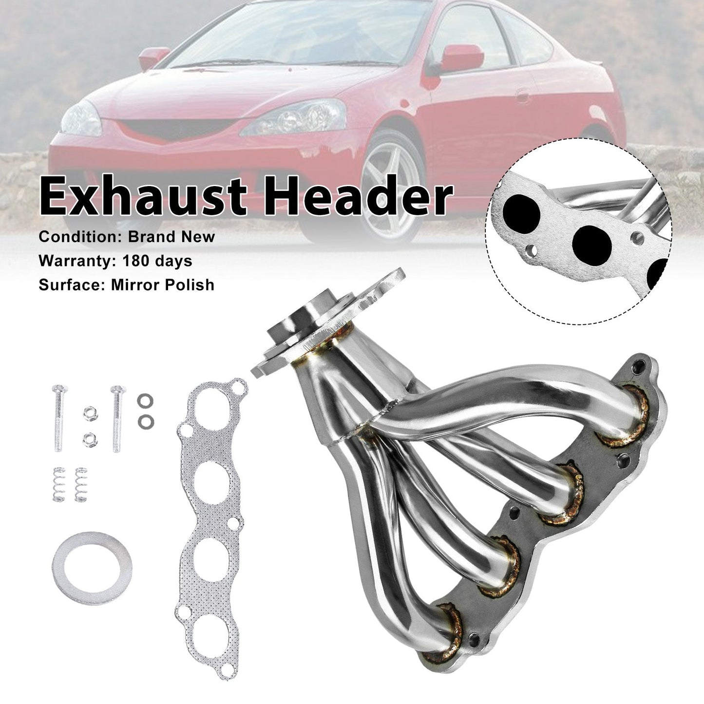 2002-2005 For Honda Civic SI/SIR (except 2003) Exhaust Manifold Header